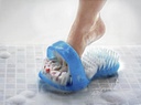 Brosse lave-pieds sandale à ventouse