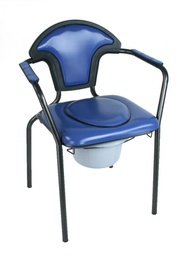 [568.000] Chaise hygiénique fixe bleue