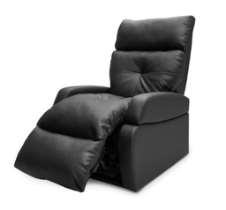 [944.103] Fauteuil releveur Cosy, Médium, en vinyle noir